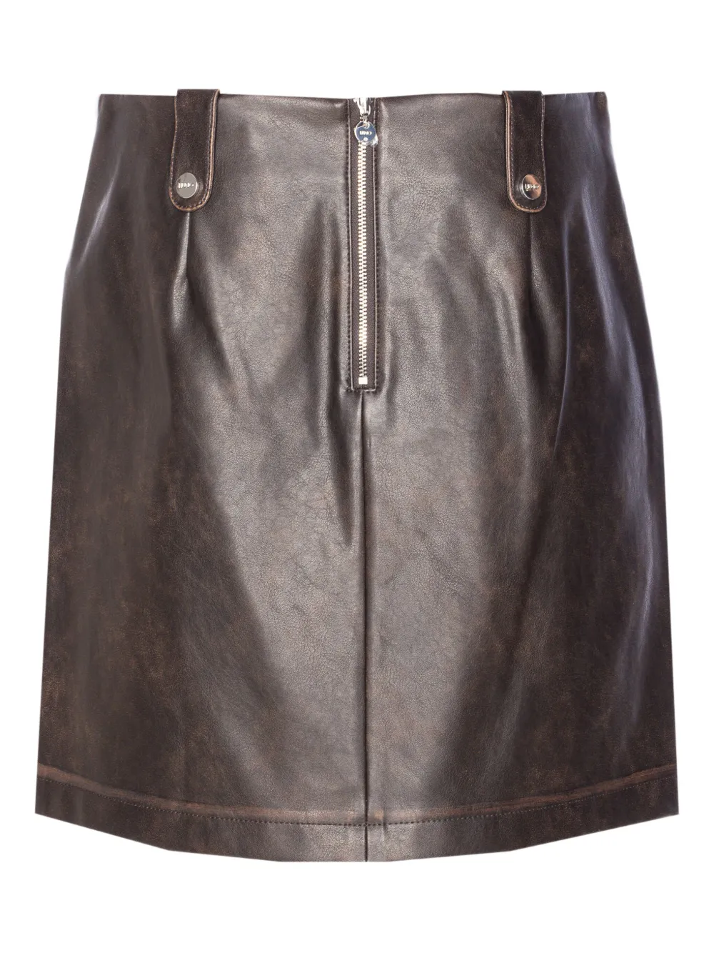 LIU JO snap-button pocket mini skirt - Bruin