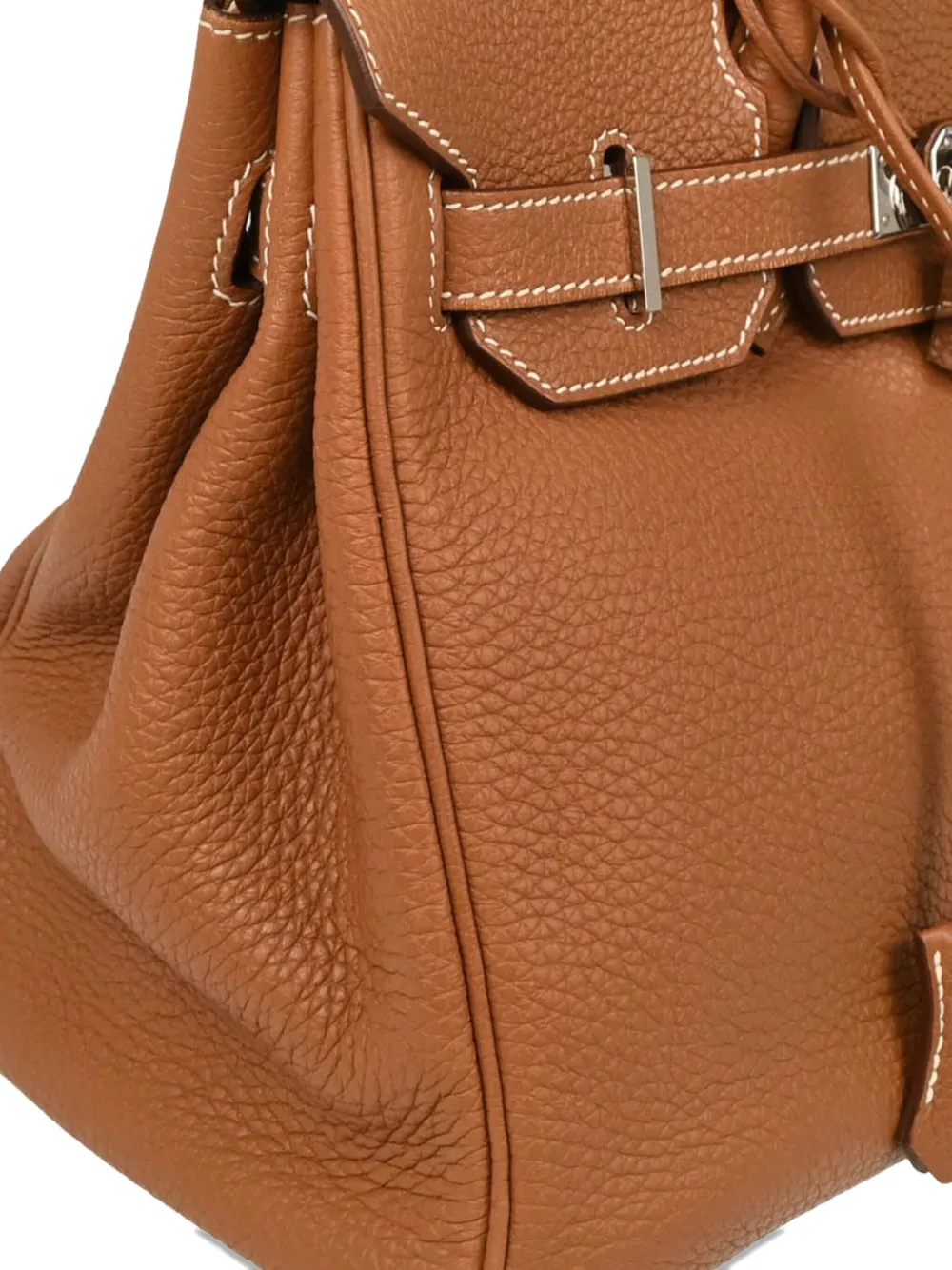 Pre-owned Hermes 2010 Togo Birkin 30 Tote Bag In Brown
