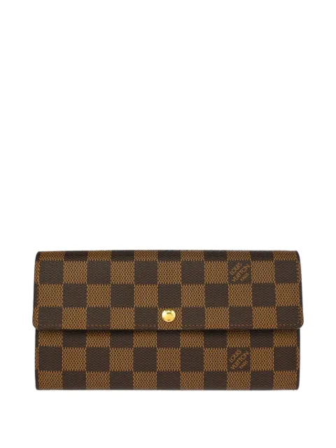 Louis Vuitton Pre-Owned 2010 Portefeuille Sarah Damier-pattern wallet