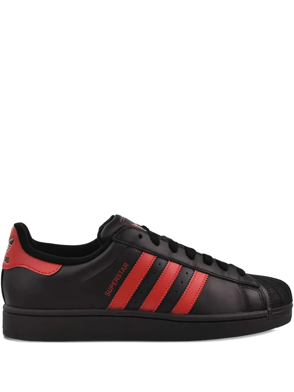 adidas Superstar II leather sneakers Black