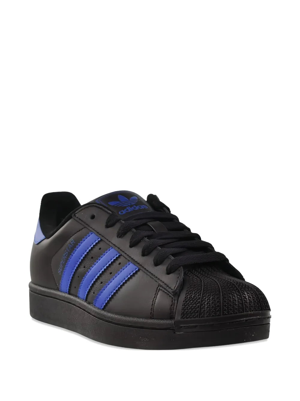 adidas Superstar II "Core Black Blue Cloud White" sneakers