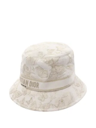 Christian Dior Toile De Jouy Embroidered Bucket Hat BRAND NEW CHRISTAIN DIOR Dioriviera Toile De Jouy Bucket Hat  main image 3