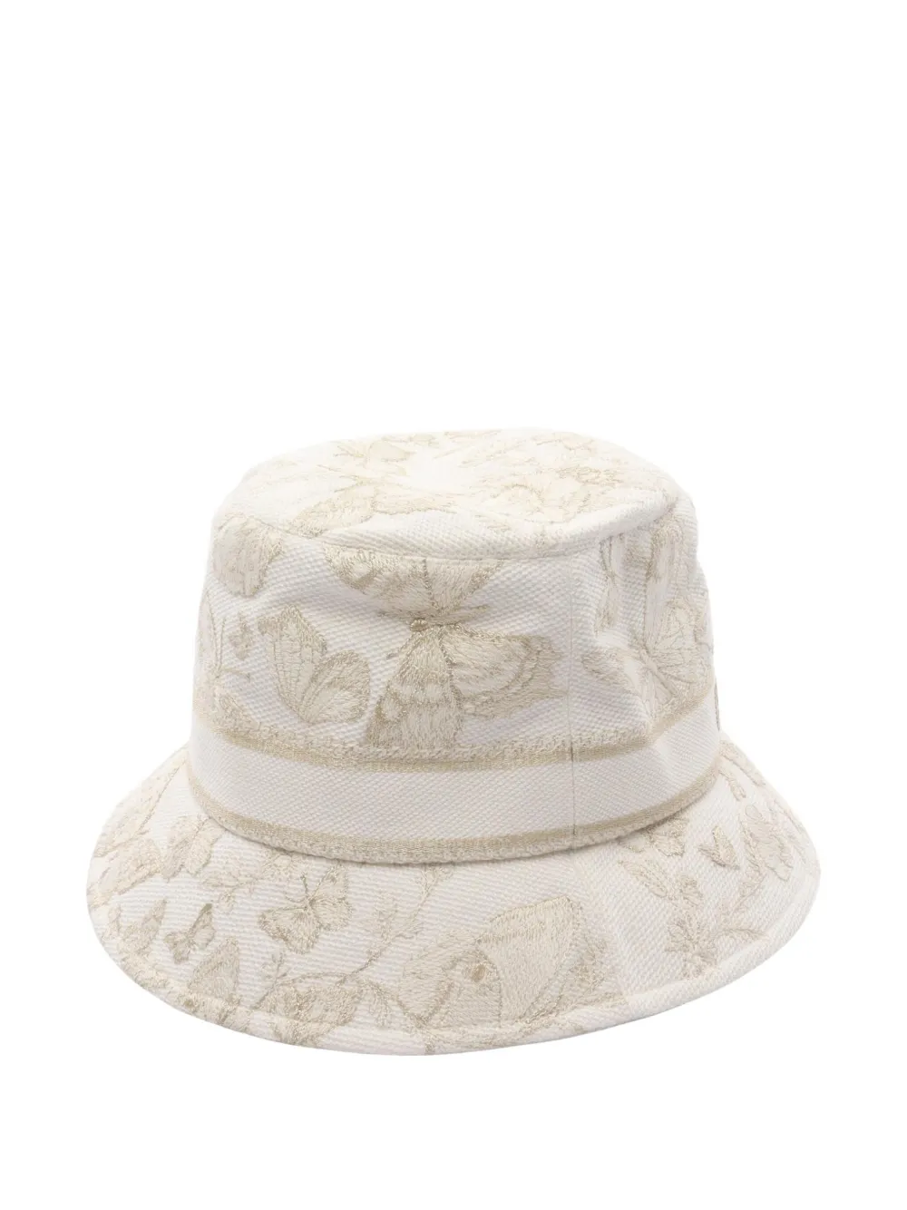 Christian Dior Pre-Owned 2010s Toile De Jouy embroidered hat | Image 2