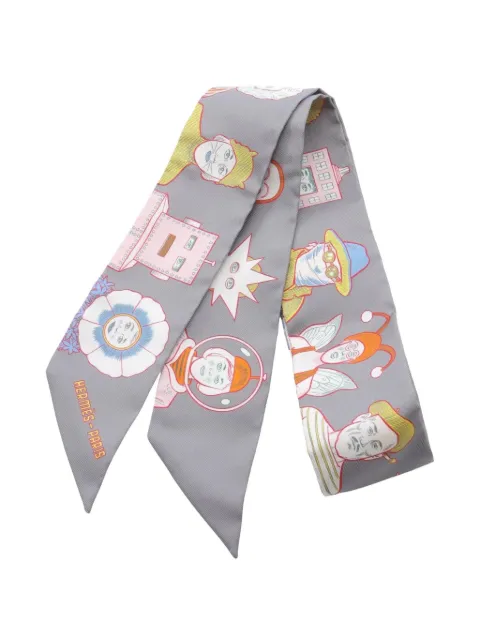 Hermès Pre-Owned 2020s Dresse Code ribbon scarf