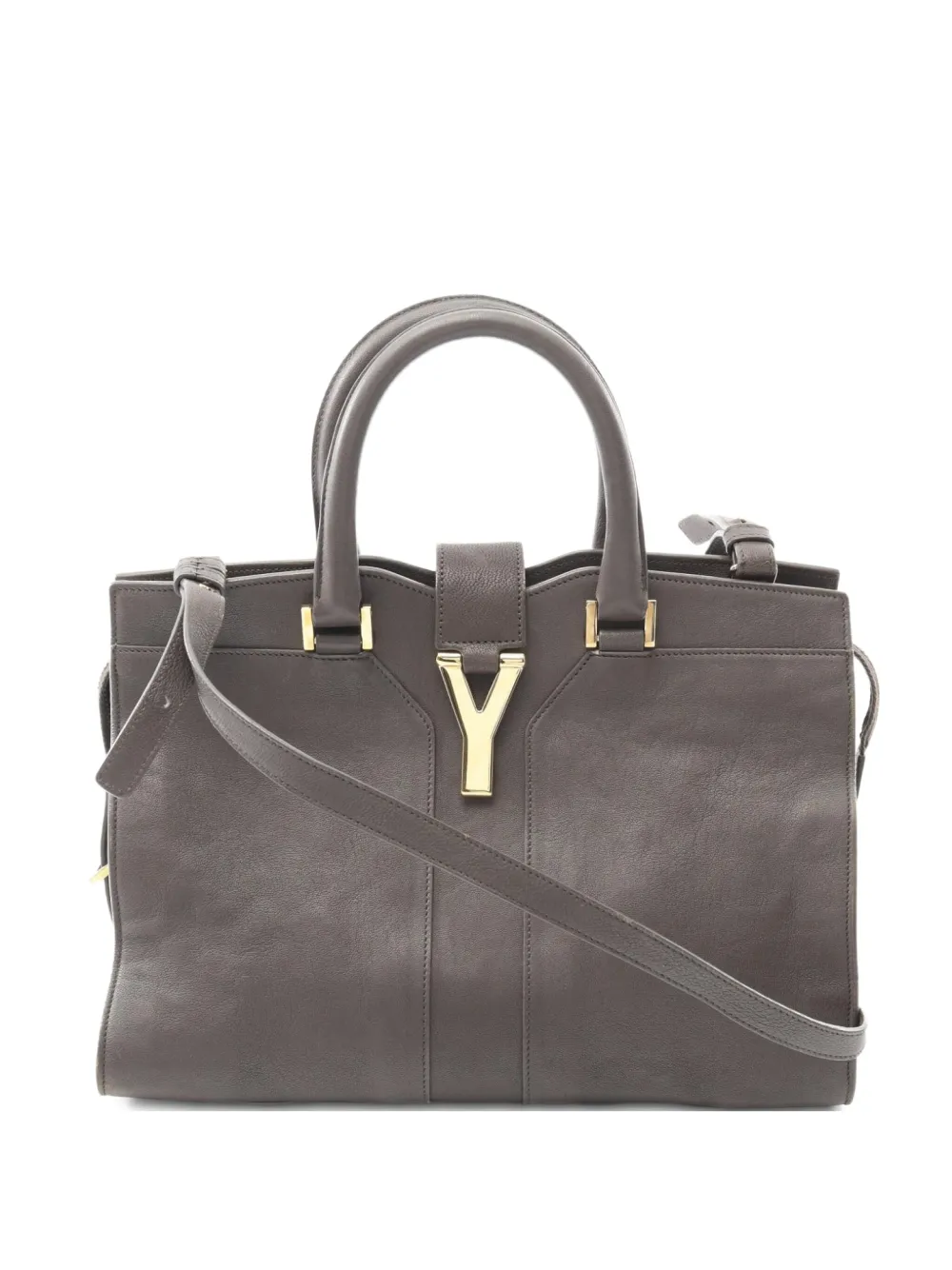 Saint Laurent Pre-Owned 2000s カバ Y ライン 2wayハンドバッグ - グレー Saint Laurent Pre-Owned 2000s カバ Y ライン 2wayハンドバッグ - グレー