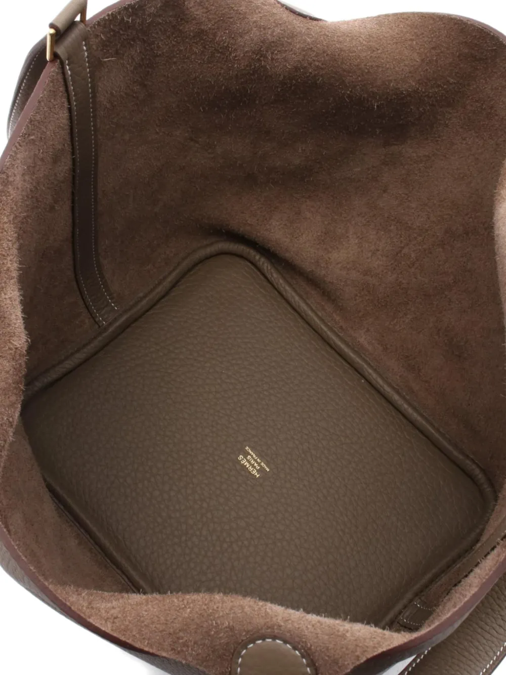Pre-owned Hermes 2024 Picotin Lock Mm Handbag In Brown