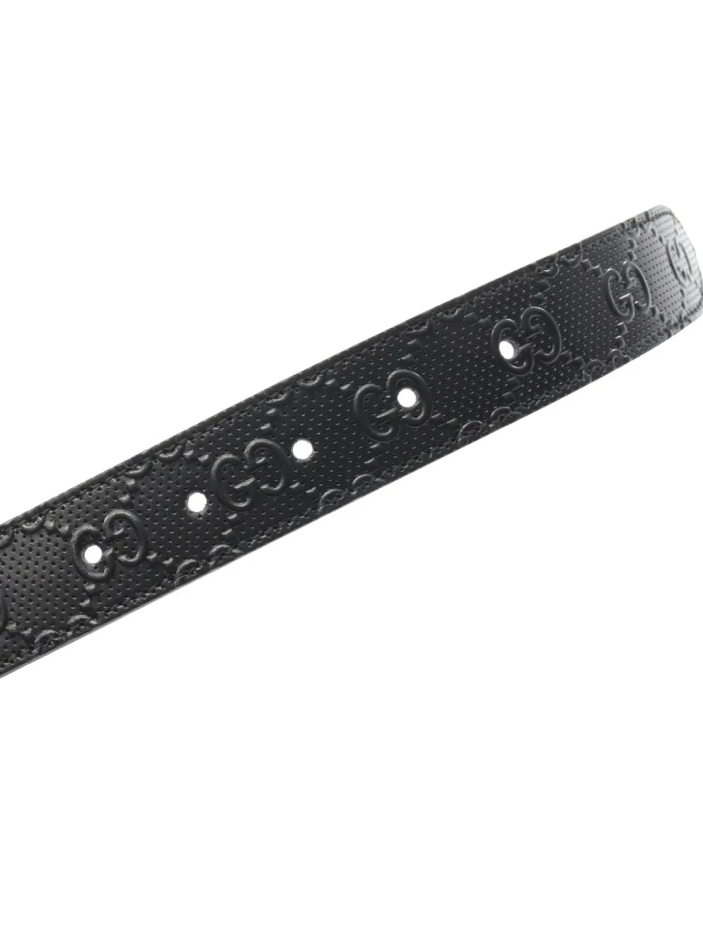 Gucci Pre-Owned 2010s GG pattern square-buckle belt | Image 2