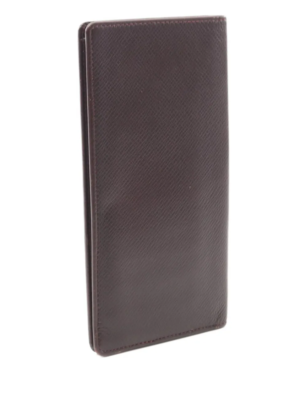 Pre-owned Louis Vuitton 2001 Porto Valeur Wallet In Brown