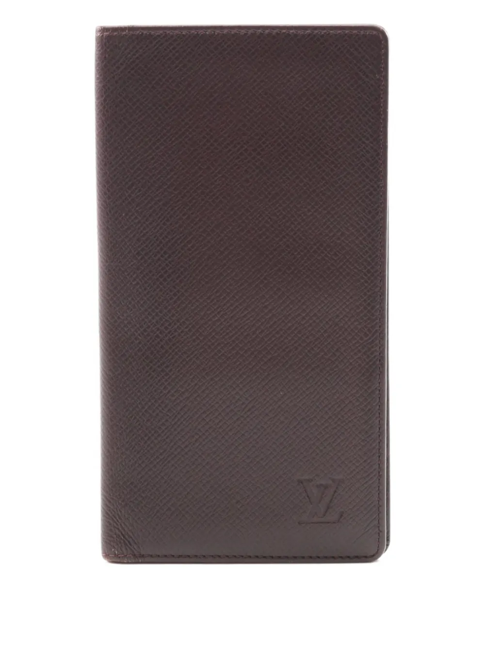 Pre-owned Louis Vuitton 2001 Porto Valeur Wallet In Brown