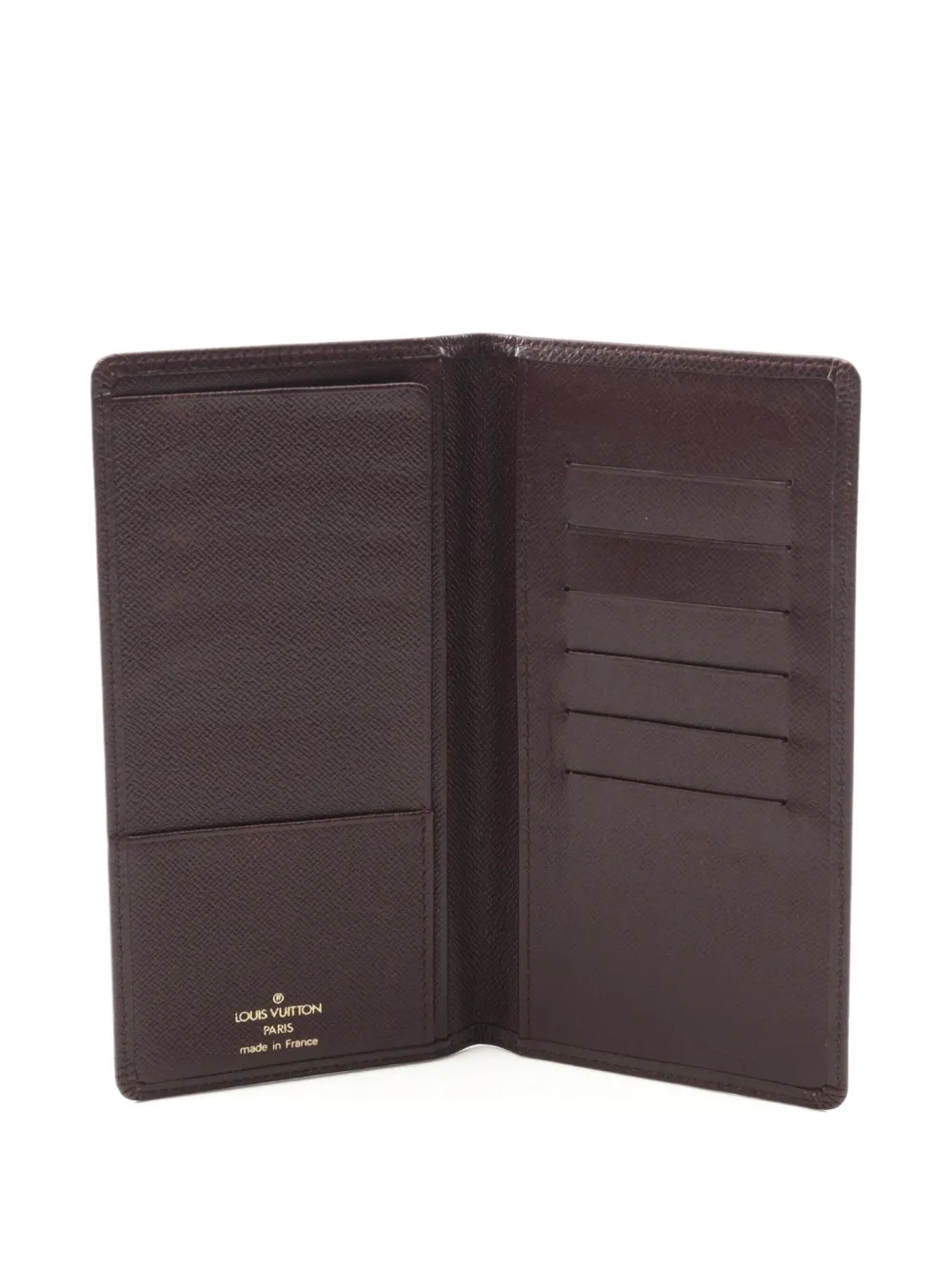 Pre-owned Louis Vuitton 2001 Porto Valeur Wallet In Brown