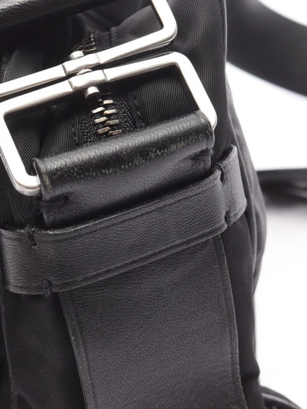 Pre-owned Prada 2000s Re-nylon Shoulder Bag In Black