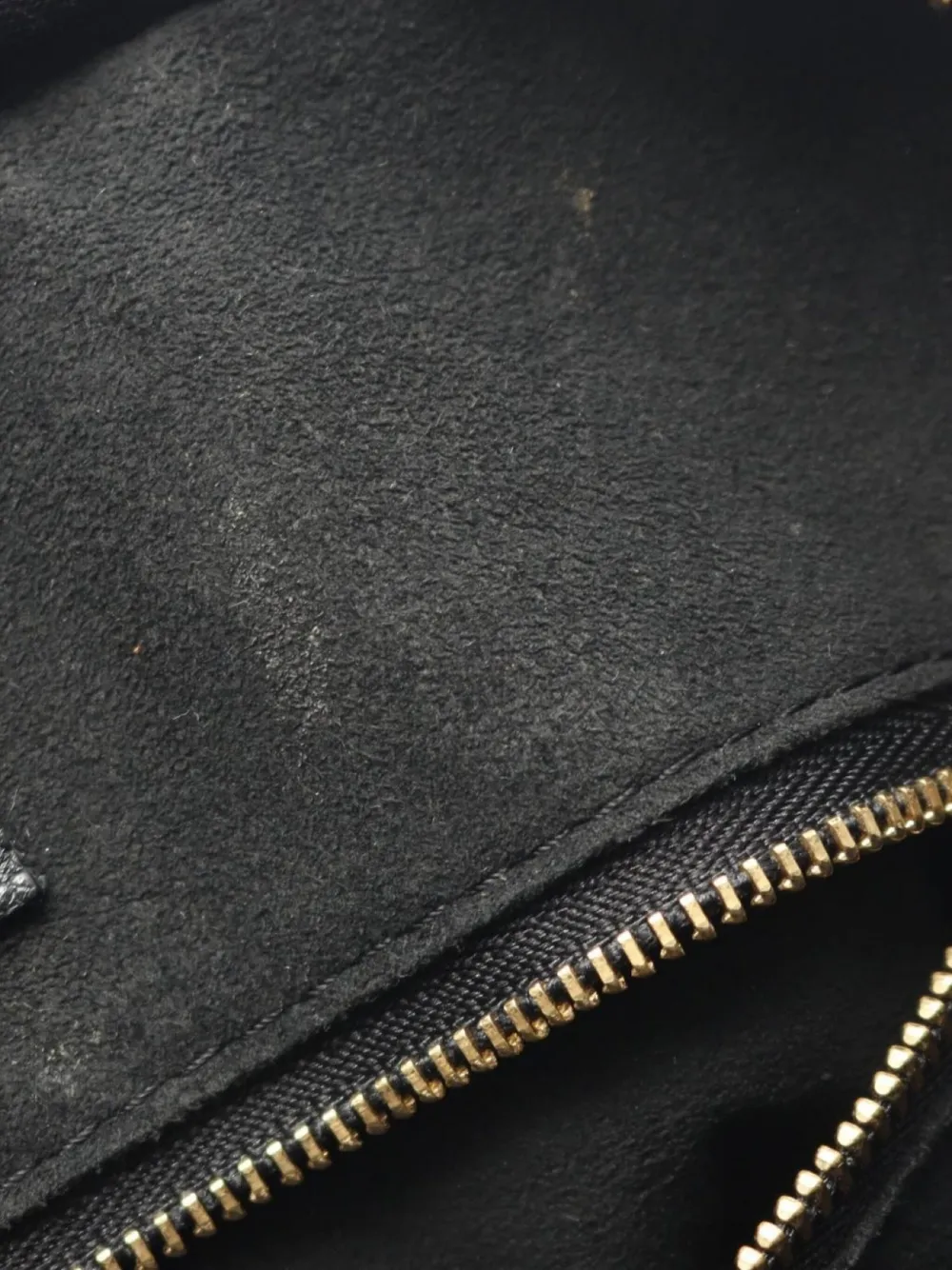 Pre-owned Louis Vuitton 2021 Speedy 25 Monogram Empreinte Tote Bag In Black