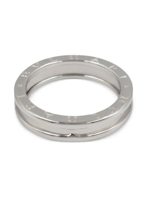 Bvlgari Pre-Owned 2010s 18K white gold B.zero1 ring