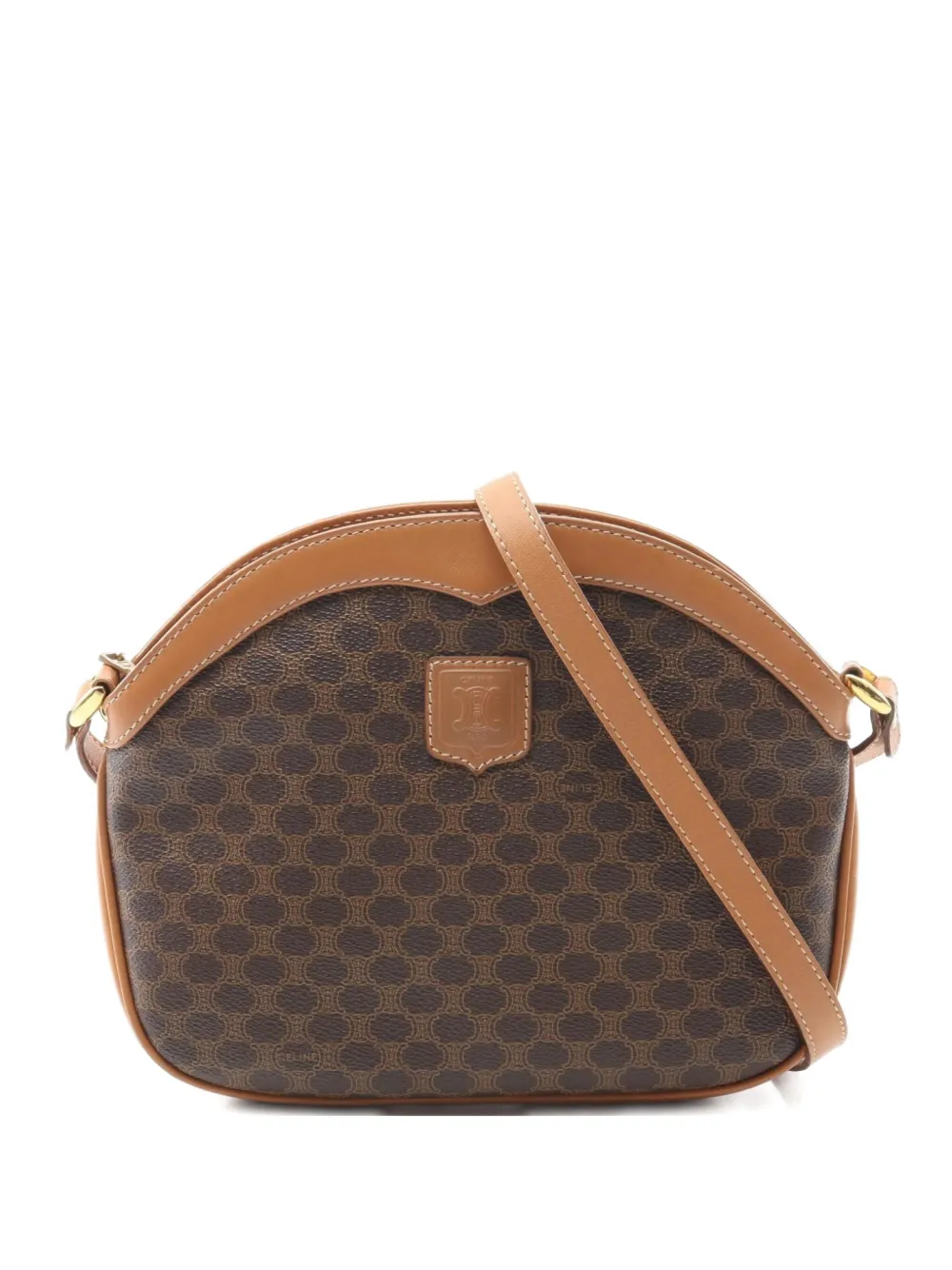 Celine Pre-Owned 2000s Macadam shoulder bag | Brown | Image 1