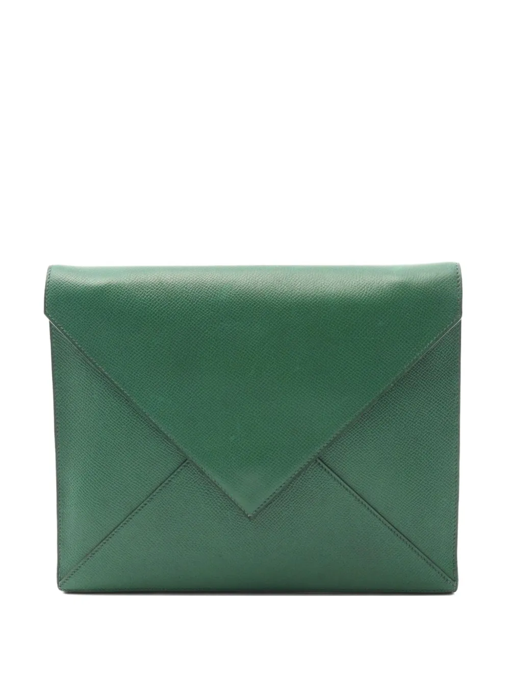 Hermès Pre-Owned bolsa de mano Courchevel 1990 | verde | Image 1