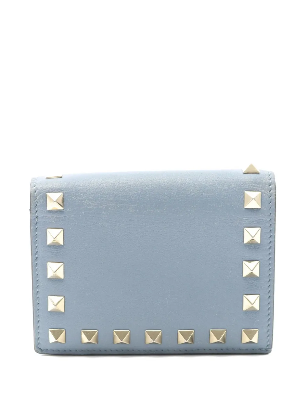 Valentino Garavani Pre-Owned 2000s Rockstud bi-fold wallet | Blue | Image 1