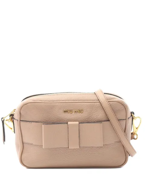 Miu Miu Pre-Owned 2000s Madras shoulder bag