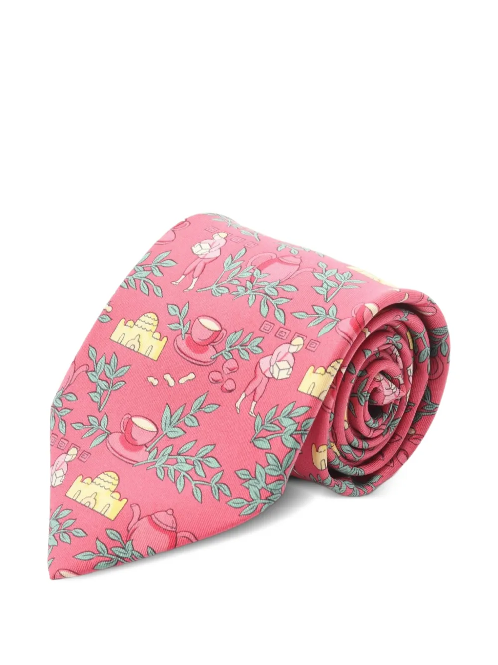 Hermès Pre-Owned 10s silk print tie | Image 2