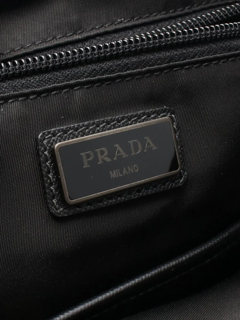 Pre-owned Prada 00s Camouflage Backpack In Black