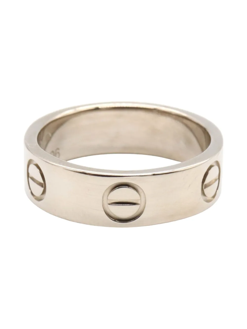 Cartier 2010s 18K white gold Love ring - シルバートーン Cartier 2010s 18K white gold Love ring - シルバートーン