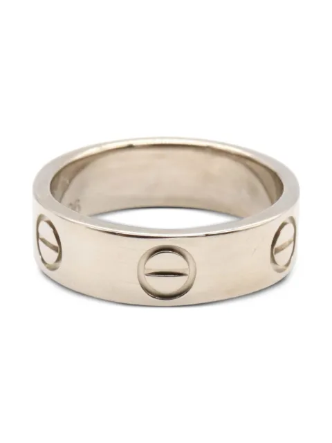 Cartier 2010s 18K white gold Love ring