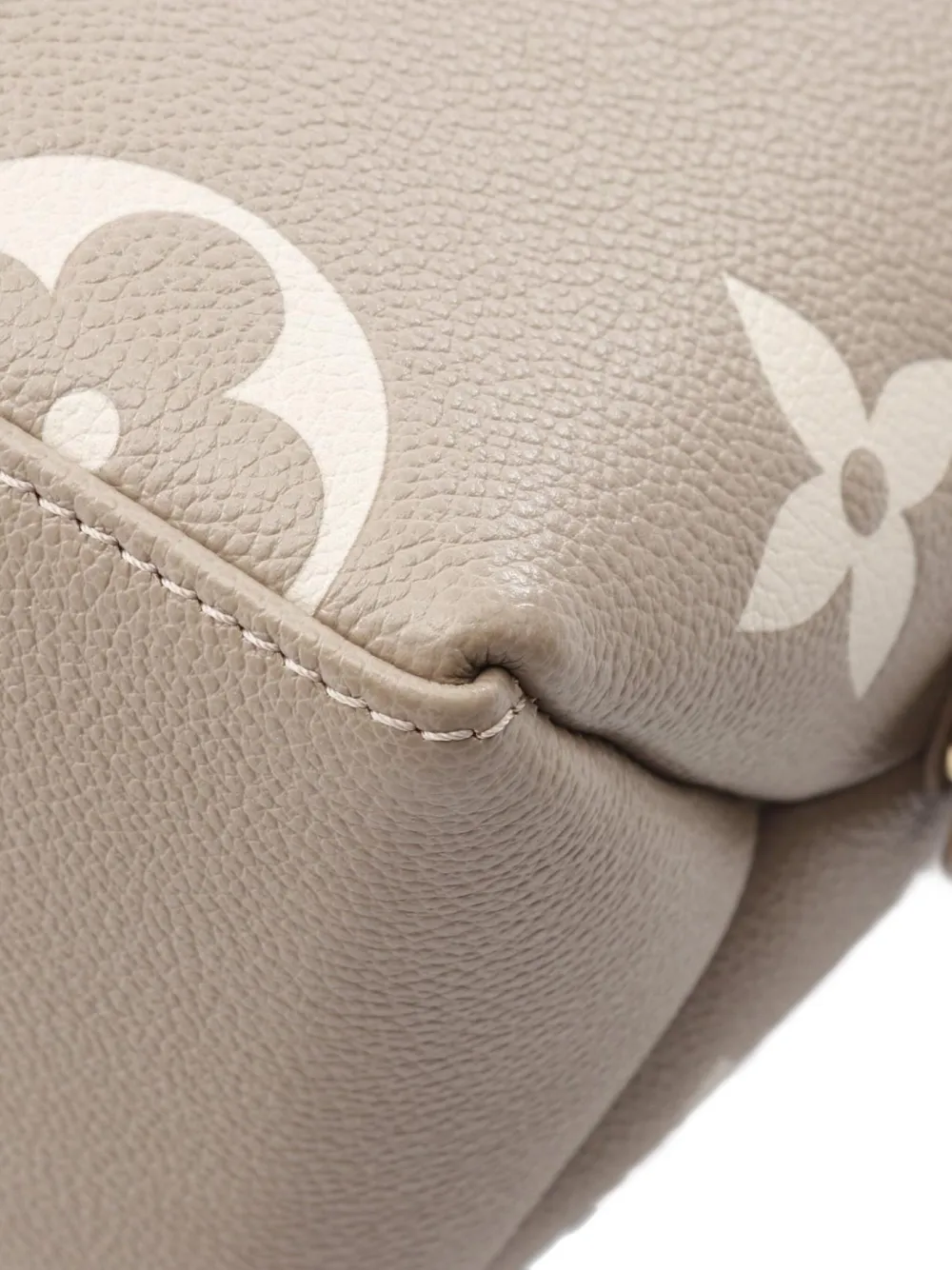 Pre-owned Louis Vuitton 2021 Petit Palais Pm Two-way Handbag In Neutral
