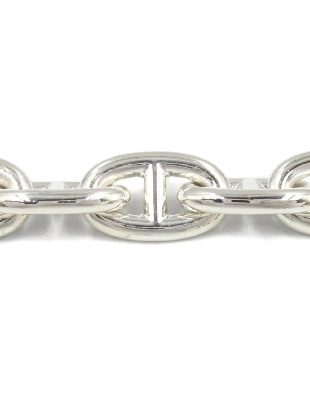Pre-owned Hermes 2010s Chaîne D'ancre Bracelet In Gray