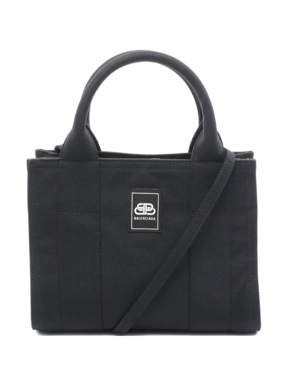 Pre-owned Balenciaga 2010s Trade Xs Two-way Handbag In Black