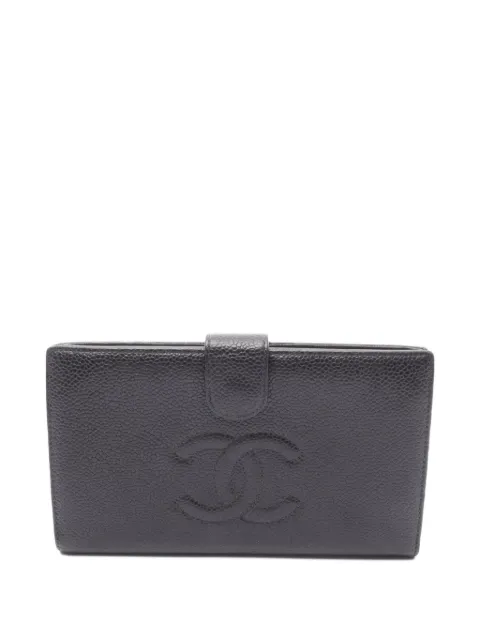 CHANEL Pre-Owned 1986-1988 caviar leather bi-fold wallet