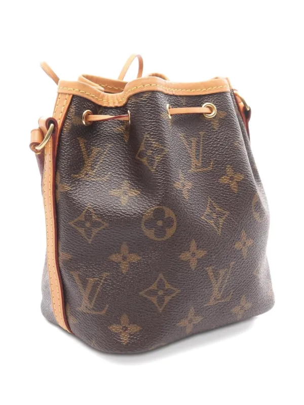 Louis Vuitton Pre-Owned 2017 Nano Noe Bucket Bag Brown FARFETCH IN