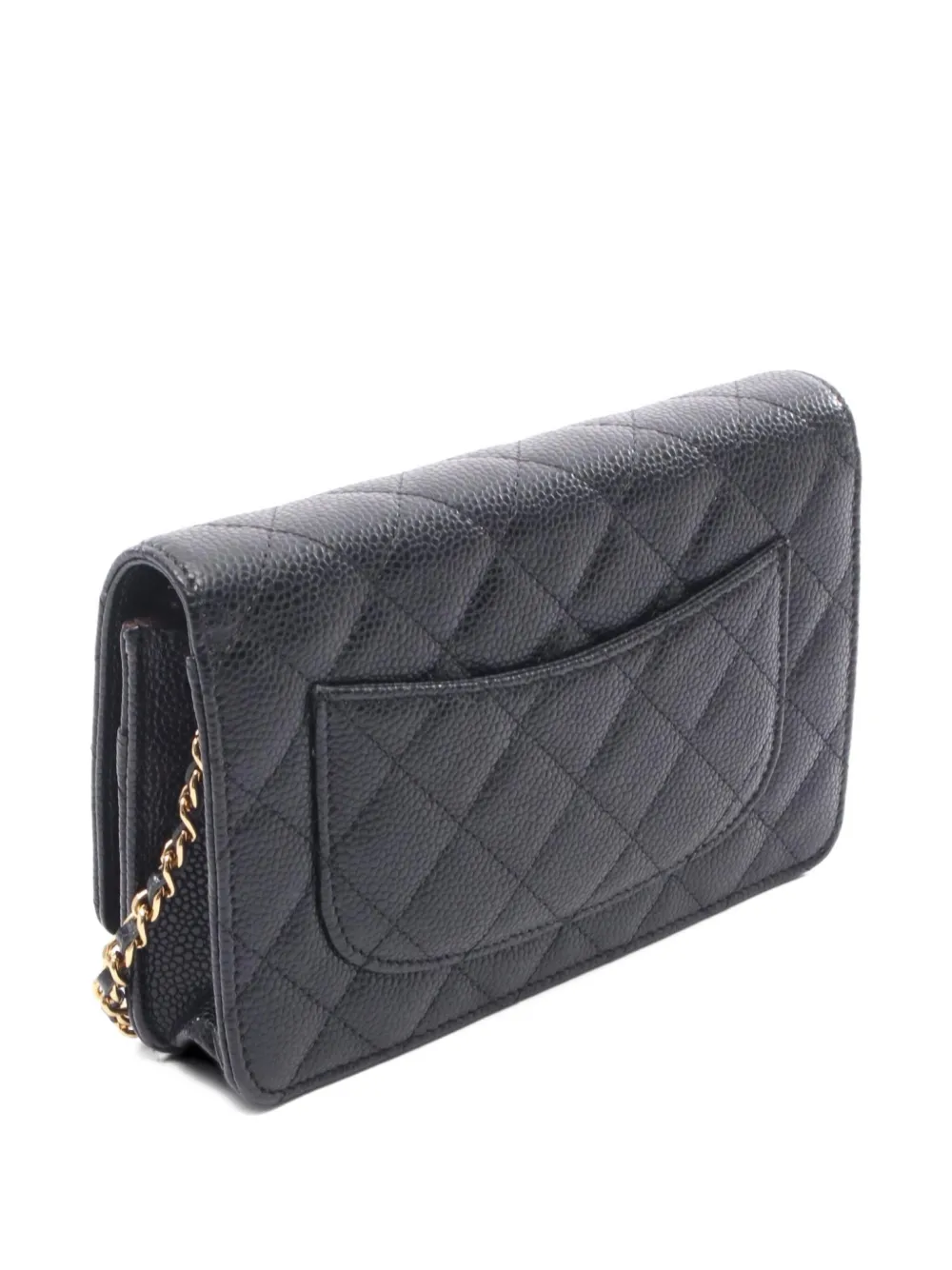 CHANEL Pre-Owned 2020-2021 matelassé chain wallet | Pre-Owned | Image 2