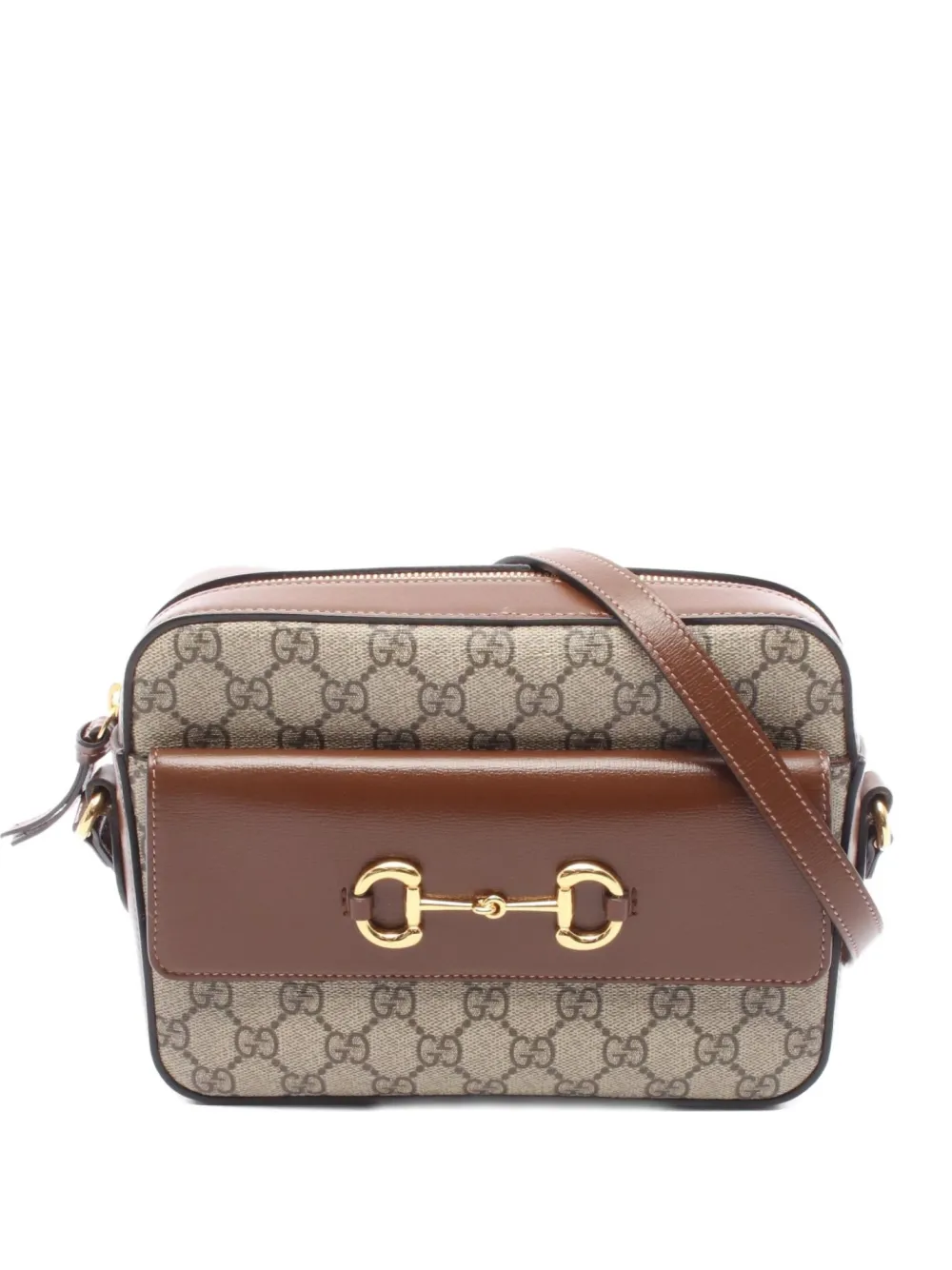Gucci Pre-Owned 2010s small Horsebit 1955 shoulder bag - Marrone