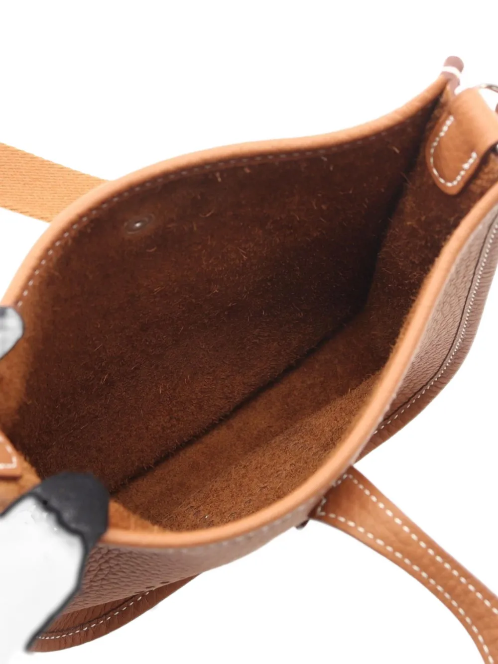 Pre-owned Hermes 2024 Evelyn Tpm Shoulder Bag In Brown