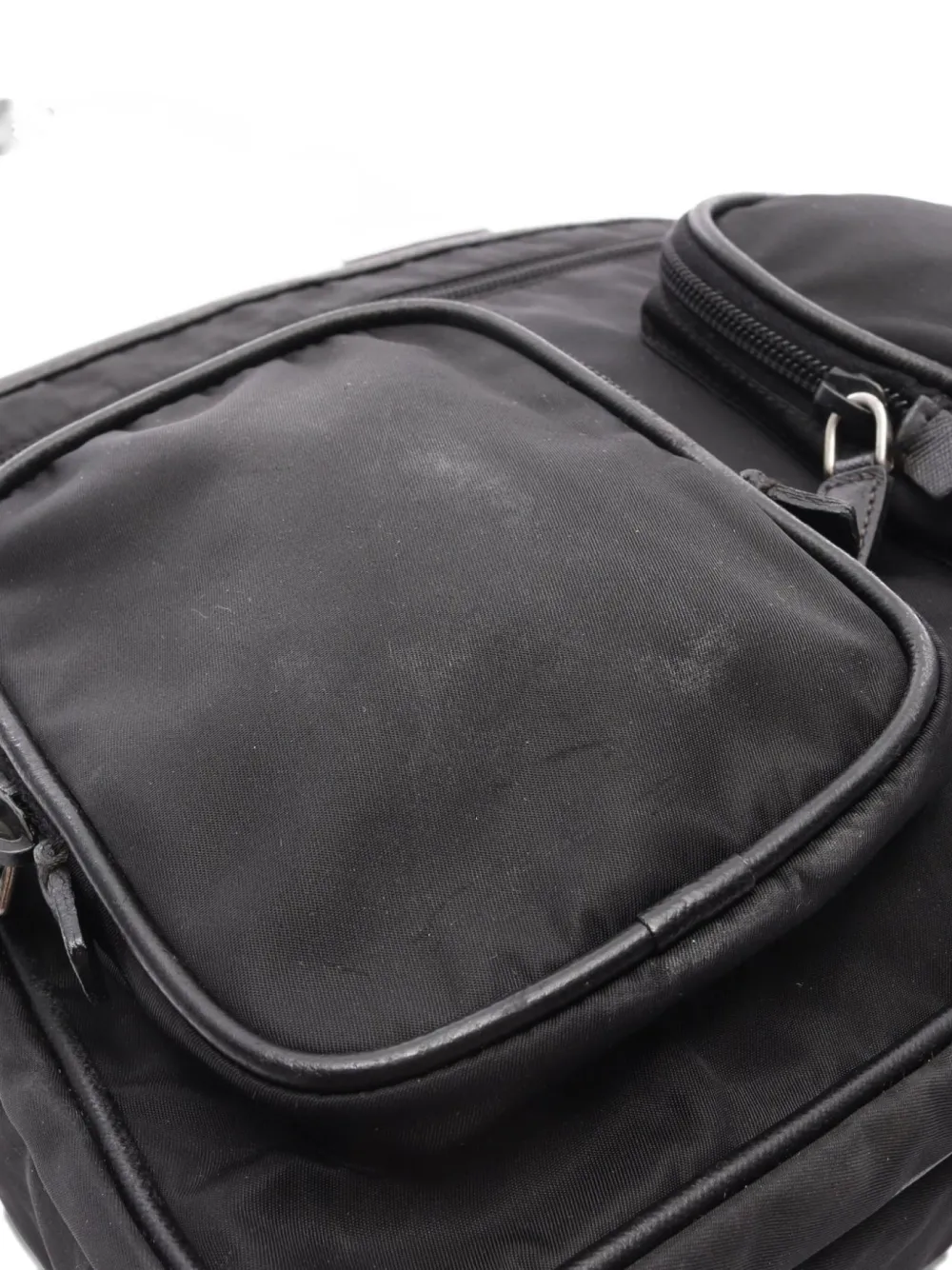 Pre-owned Prada 2000s Re-nylon Shoulder Bag In Black