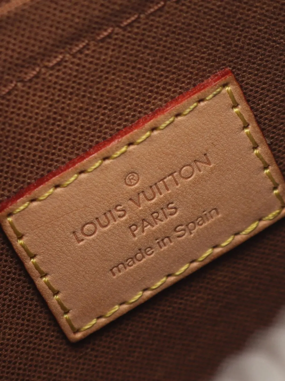 Pre-owned Louis Vuitton 2008 Odeon Pm Shoulder Bag In Brown