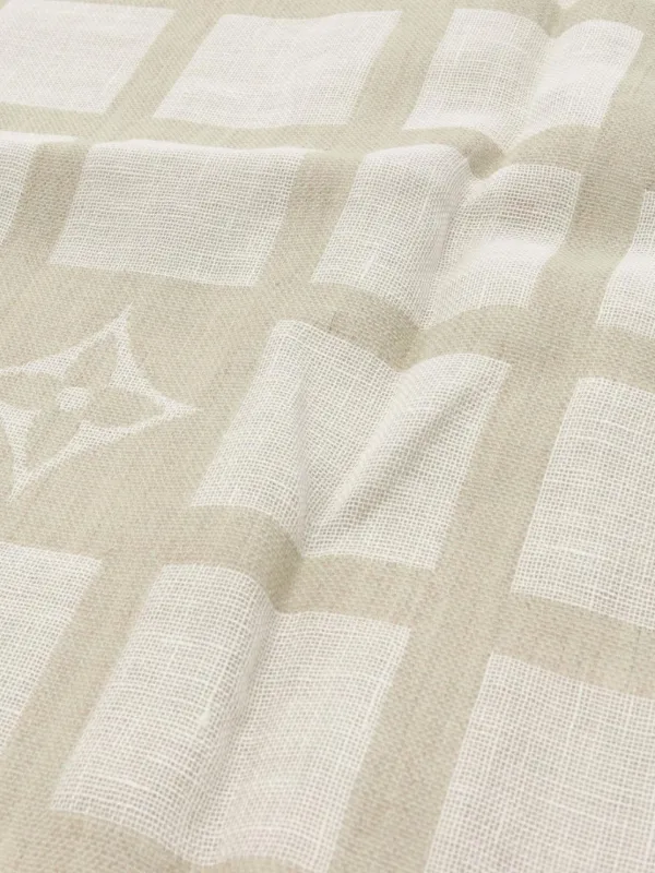 Louis Vuitton Pre-Owned 2010s Monogram Grid Scarf Farfetch