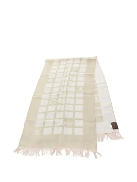 Louis Vuitton Pre-Owned 2010s monogram grid scarf