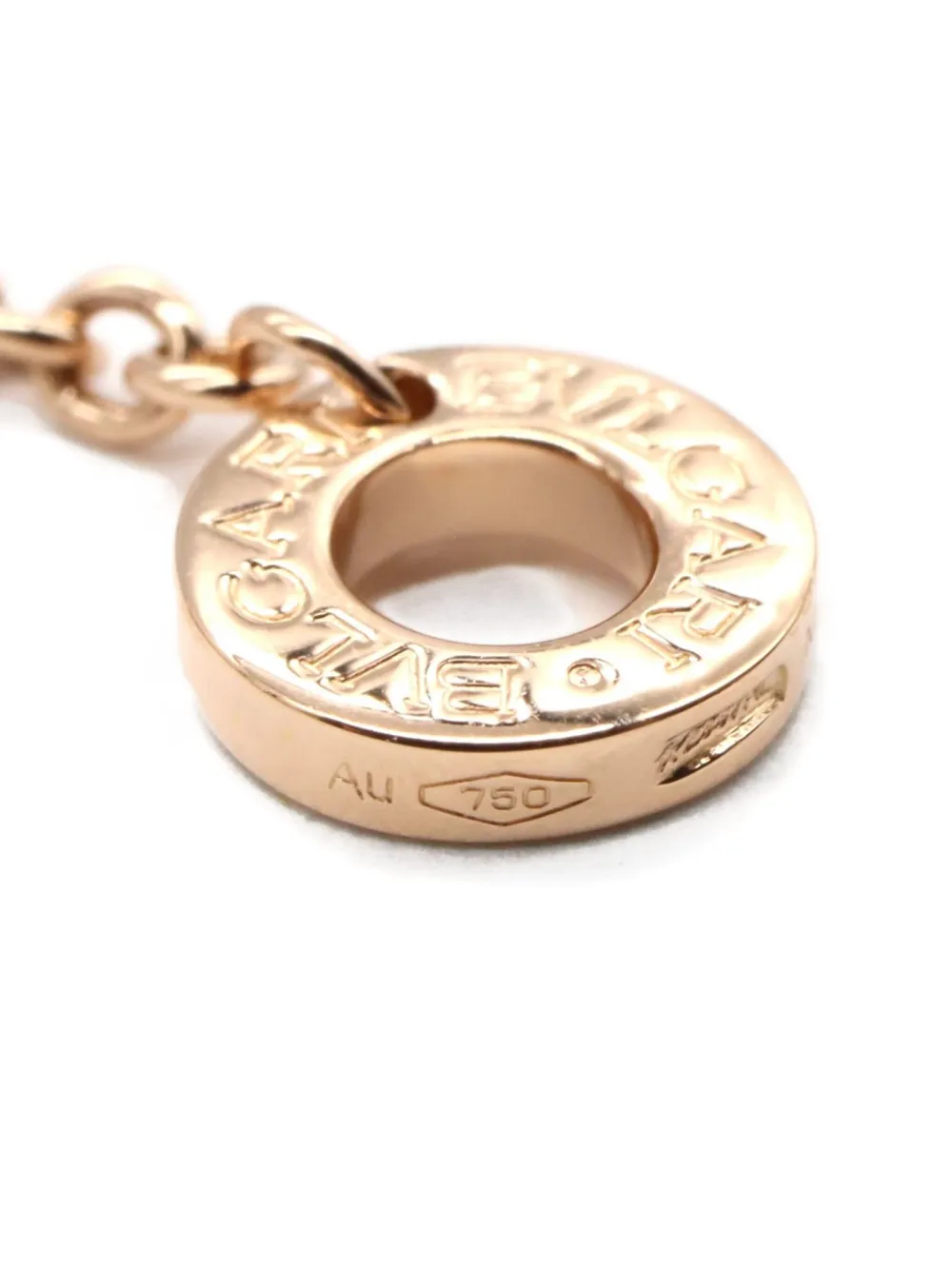 Pre-owned Bvlgari 2010s 18k Gold B-zero1 Necklace