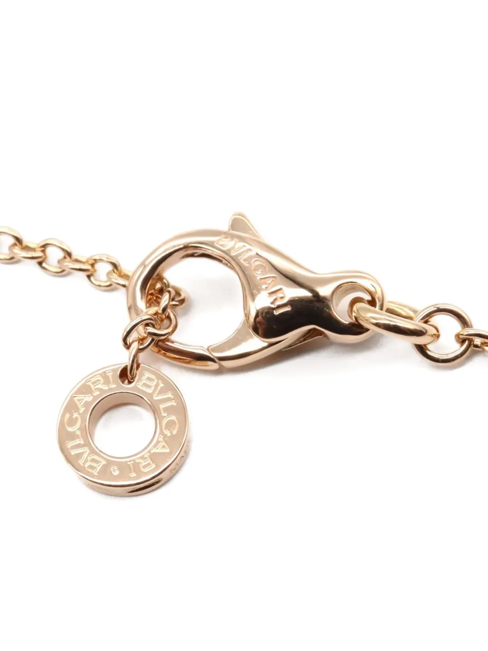 Pre-owned Bvlgari 2010s 18k Gold B-zero1 Necklace