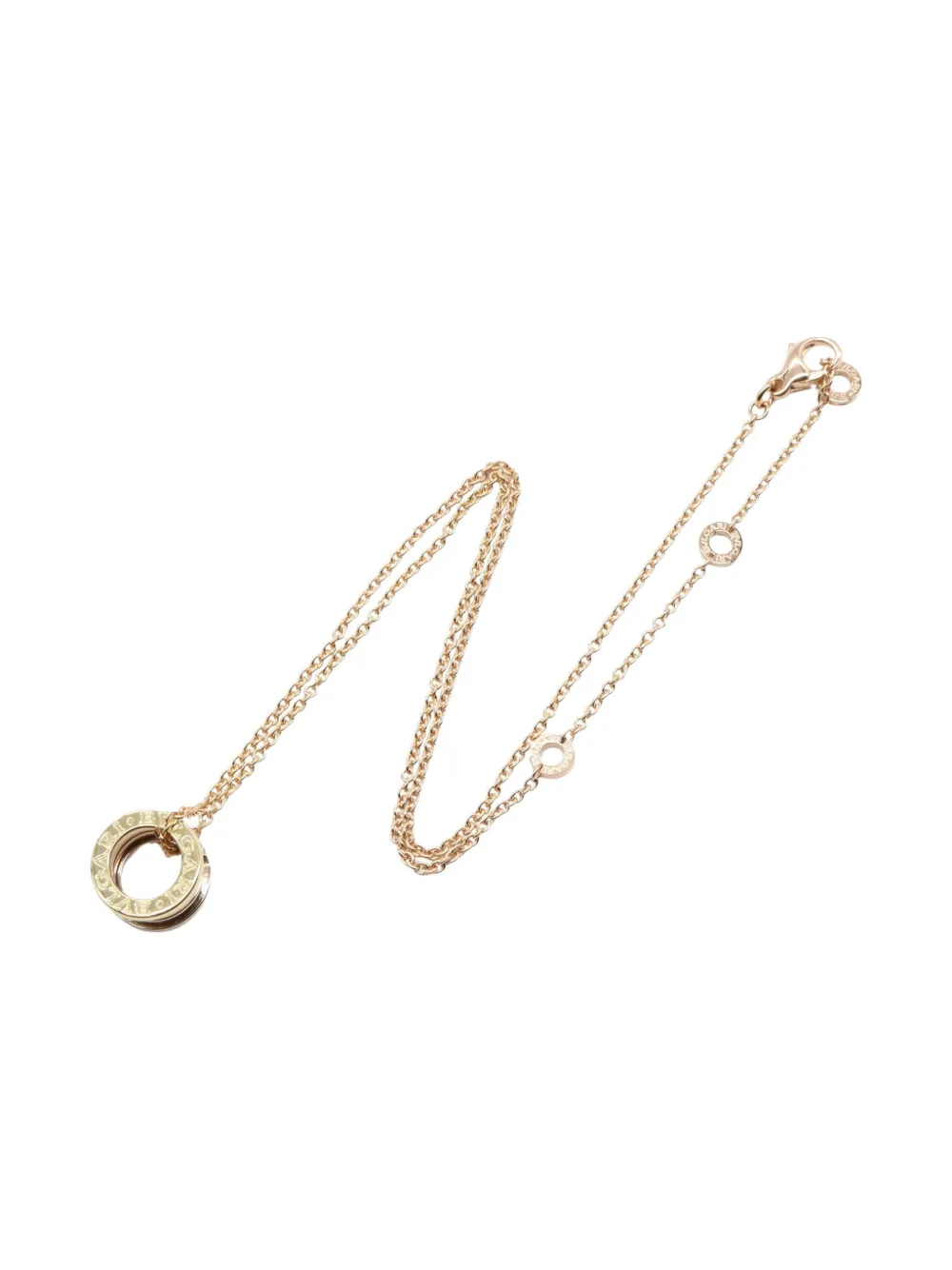 Bvlgari Pre-Owned 2010s 18K gold B-Zero1 necklace | Women | Image 2