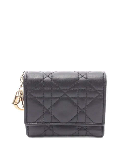 Christian Dior Pre-Owned 2000s Lady Dior leather wallet