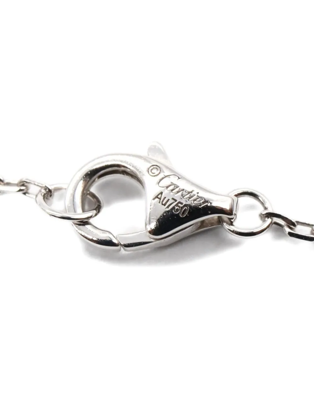 Cartier 2010s 18K white gold Juste Un Clou diamond necklace | Image 2