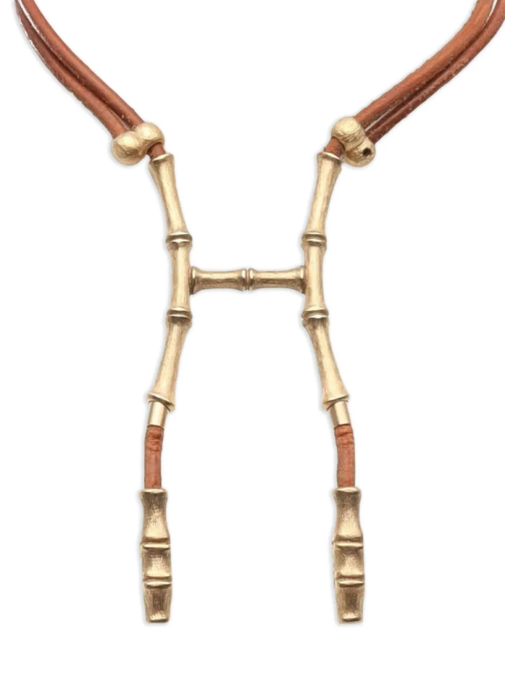 Hermès Pre-Owned collar con colgante de bambú 2010 | Image 2