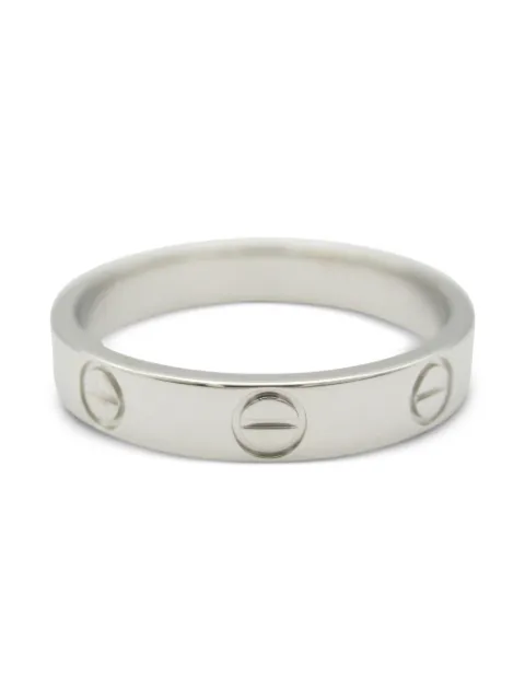 Cartier anillo Mini Love en platino 2010
