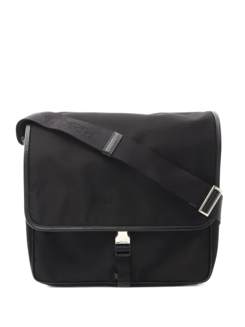 Prada Pre-Owned 2010s Tessuto Saffiano leather shoulder bag