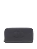 CHANEL Pre-Owned 2000-2002 Coco Mark zip wallet - Black