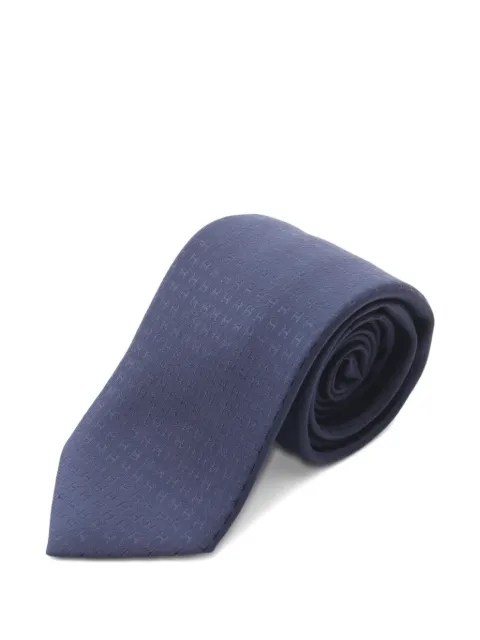 Hermès Pre-Owned 2020s H pattern silk tie