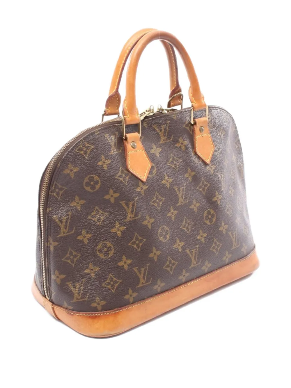 Pre-owned Louis Vuitton 1996 Alma Pm Handbag In Brown