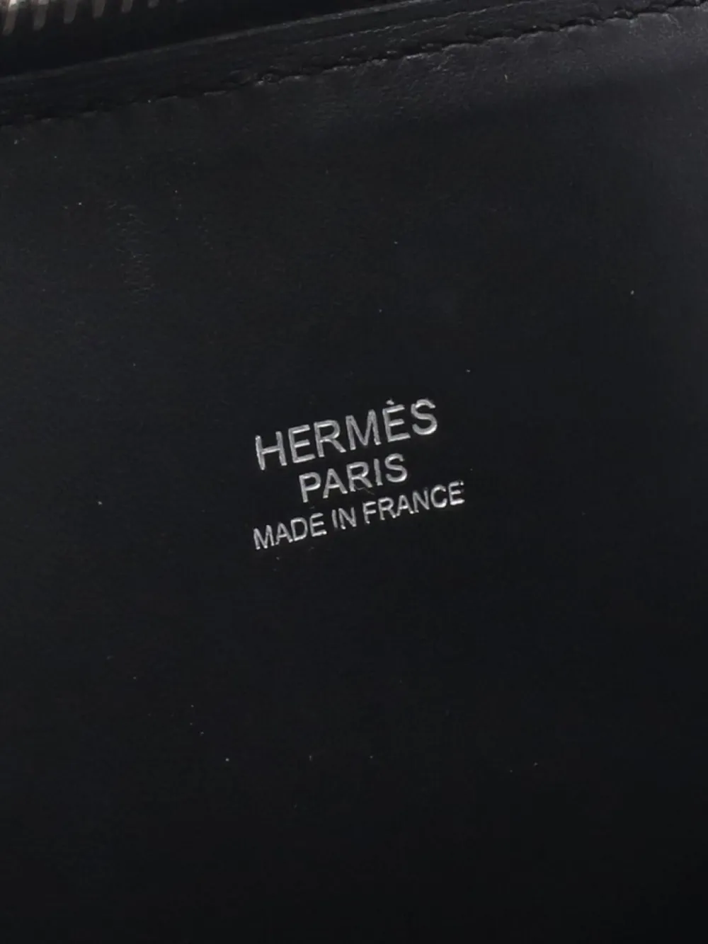 Pre-owned Hermes 2016 Bolide 31 Two-way Handbag In Black