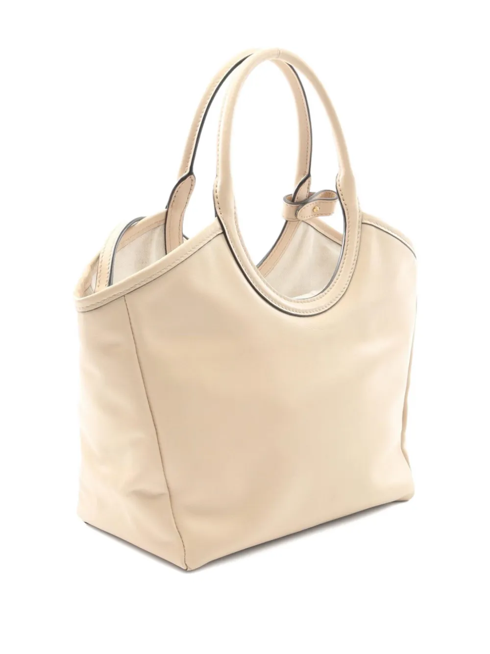 Pre-owned Miu Miu 2010s Ivy Tote Bag In Neutral